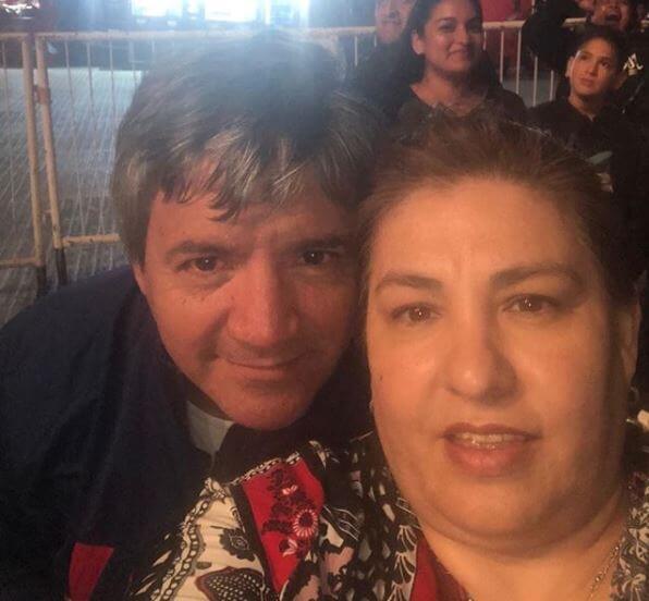 Leonel del Castillo with his wife, Adriana Aguero.